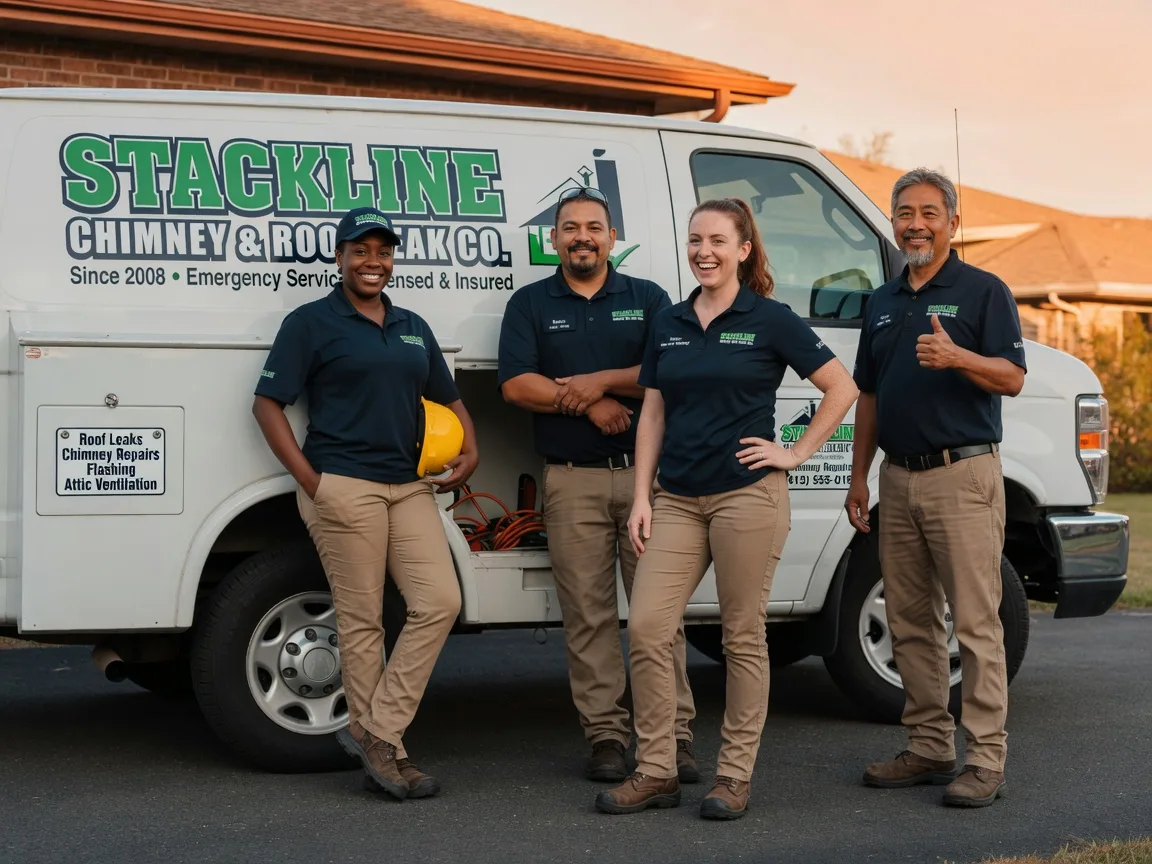 Chimney flashing repair company in Faith, NC